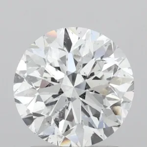 2.03 Carat Round D SI2 Natural Diamond