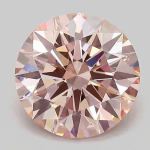 2.05 Carat Round Fancy Pink VS1 Lab Diamond