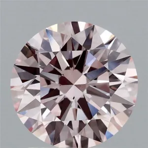 2.05 Carat Round Fancy Pink VVS2 Lab Diamond