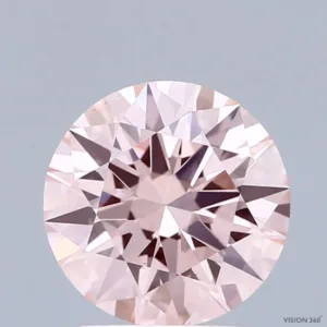 2.06 Carat Round Fancy Intense Pink VS1 Lab Diamond