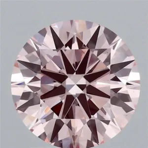 2.06 Carat Round Fancy Intense Pink VS1 Lab Diamond