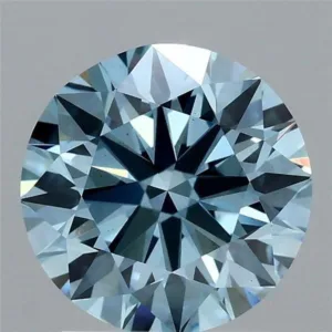 2.06 Carat Round Fancy Vivid Blue VS1 Lab Diamond