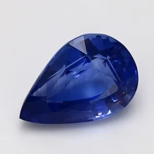 2.07 Carat Pear Blue Natural Diamond