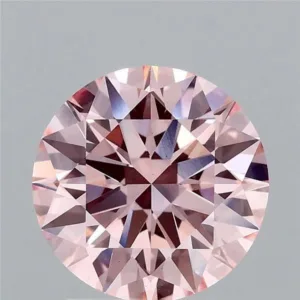 2.07 Carat Round Fancy Intense Pink VS1 Lab Diamond