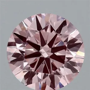 2.07 Carat Round Fancy Vivid Pink VS1 Lab Diamond