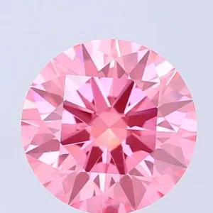 2.09 Carat Round Fancy Vivid Pink VS1 Lab Diamond