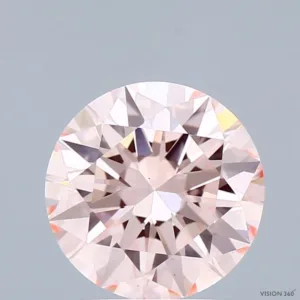 2.1 Carat Round Fancy Pink VS1 Lab Diamond