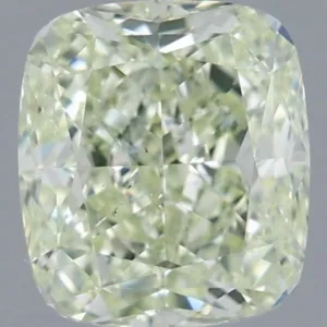 2.14 Carat Cushion Brilliant Fancy Light Green SI1 Natural Diamond