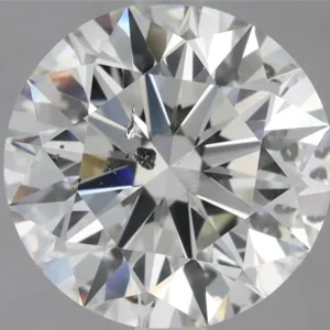2.19 Carat Round J SI2 Natural Diamond