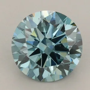 2.26 Carat Round Fancy Vivid Blue VS1 Lab Diamond