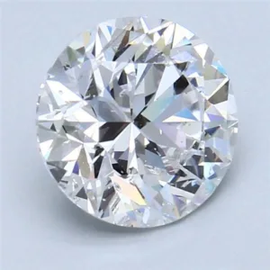 2.35 Carat Round D SI2 Natural Diamond