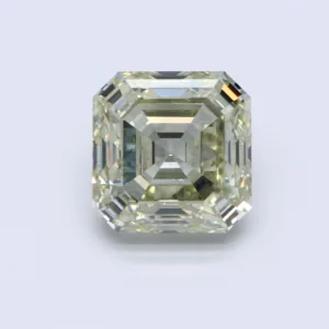 2.6 Carat Asscher Fancy Light Yellow SI1 Natural Diamond