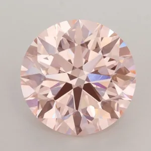 2.61 Carat Round Fancy Intense Pink VS1 Lab Diamond
