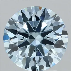 2.65 Carat Round Fancy Intense Blue VS1 Lab Diamond