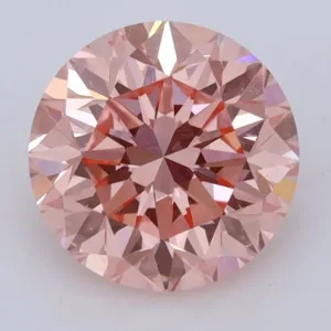 2.71 Carat Round Fancy Vivid Pink VS2 Lab Diamond