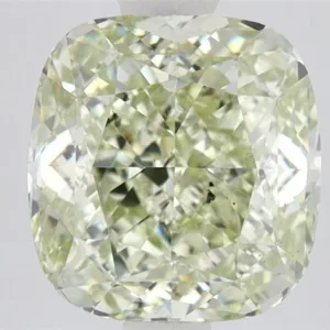 3 Carat Cushion Brilliant Fancy Yellow SI1 Natural Diamond
