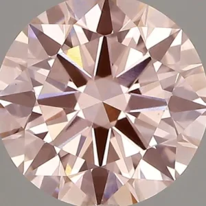 3 Carat Round Fancy Intense Pink VVS2 Lab Diamond