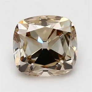 3.01 Carat Cushion Brilliant Fancy Light Brown VVS2 Natural Diamond