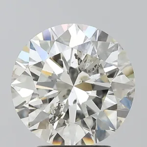 3.01 Carat Round I SI2 Natural Diamond