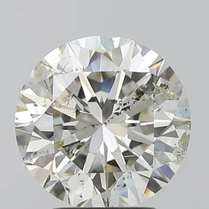 3.01 Carat Round J SI2 Natural Diamond
