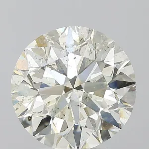3.01 Carat Round J SI2 Natural Diamond