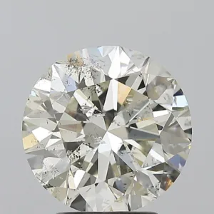 3.01 Carat Round J SI2 Natural Diamond