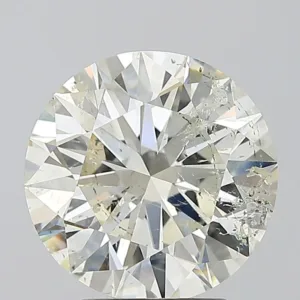 3.01 Carat Round K SI2 Natural Diamond