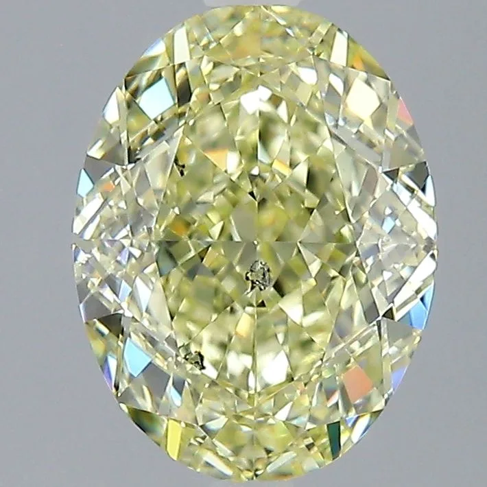 3.03 Carat Oval Faint Yellow SI2 Natural Diamond 1 3.03 Carat Oval Faint Yellow SI2 Natural Diamond