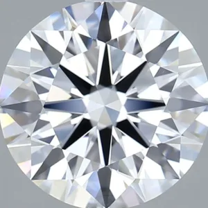 3.03 Carat Round D VVS2 Lab Diamond