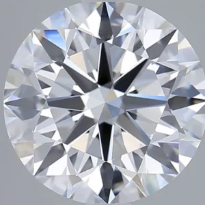 3.03 Carat Round D VVS2 Lab Diamond
