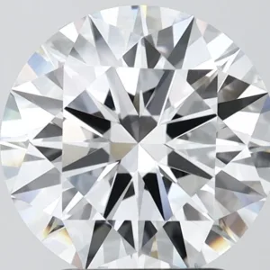 3.04 Carat Round F VVS2 Lab Diamond