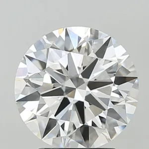 3.04 Carat Round F VVS2 Lab Diamond