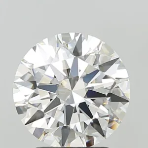 3.05 Carat Round F VVS2 Lab Diamond