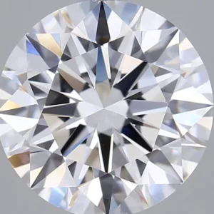 3.07 Carat Round D VVS2 Lab Diamond