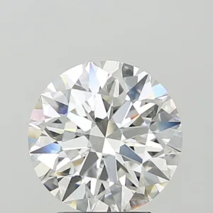 3.08 Carat Round F VVS2 Lab Diamond