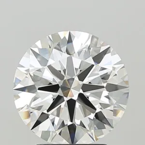 3.08 Carat Round F VVS2 Lab Diamond