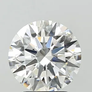 3.08 Carat Round F VVS2 Lab Diamond