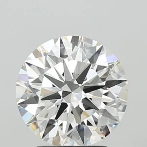 3.09 Carat Round F VVS2 Lab Diamond