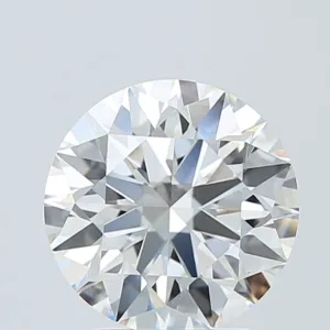 3.09 Carat Round F VVS2 Lab Diamond