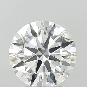 3.09 Carat Round F VVS2 Lab Diamond