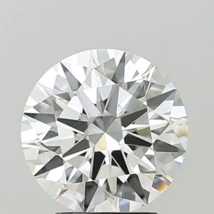 3.09 Carat Round F VVS2 Lab Diamond