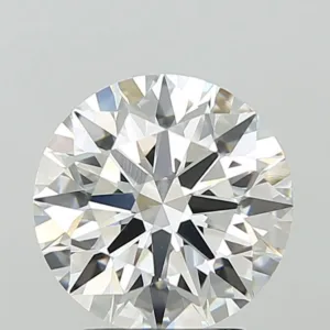 3.09 Carat Round F VVS2 Lab Diamond