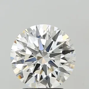 3.09 Carat Round F VVS2 Lab Diamond