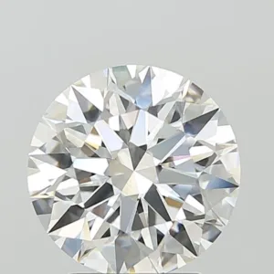 3.09 Carat Round F VVS2 Lab Diamond
