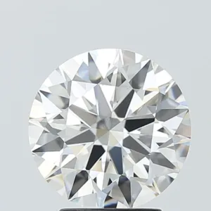 3.09 Carat Round F VVS2 Lab Diamond