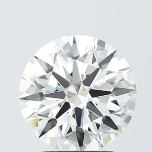 3.09 Carat Round F VVS2 Lab Diamond