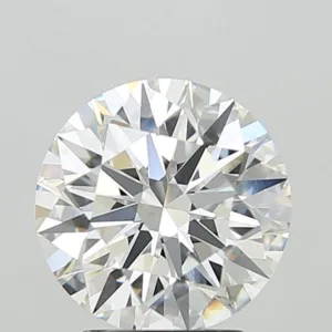 3.09 Carat Round F VVS2 Lab Diamond