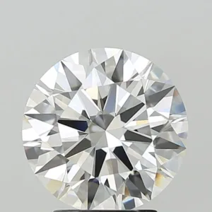 3.09 Carat Round F VVS2 Lab Diamond