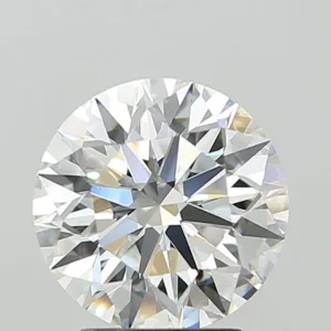 3.09 Carat Round F VVS2 Lab Diamond