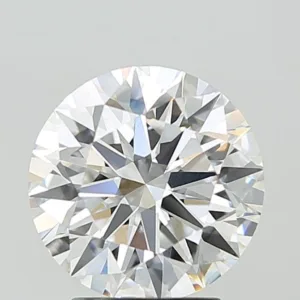 3.09 Carat Round F VVS2 Lab Diamond